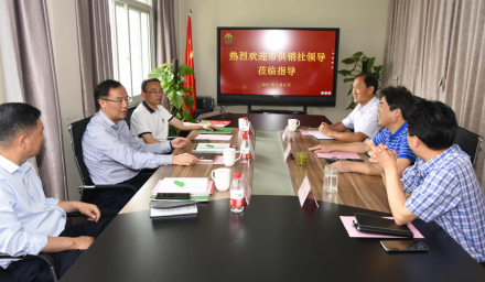 市供銷社領導赴集團公司蒞臨指導